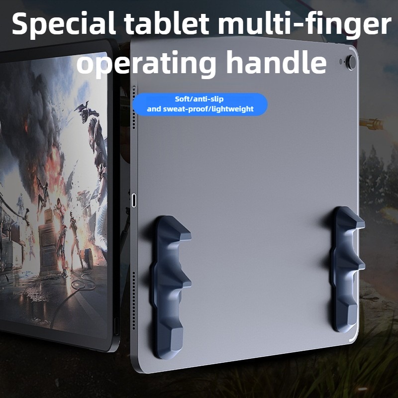 Android Tablet Gaming Accessories - 2 個メモ新しいゲームアクセサリータブレットハンドルシリコングリップ PB01/PB02 PUBG 照準撮影 L1