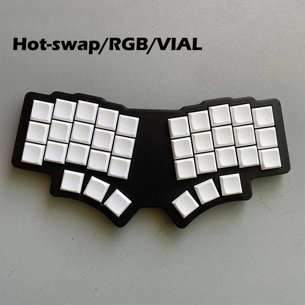 Tablet Accessories Uk - CHOC LP36 メカニカルキーボード有線バイアルプログラマブル RGB ホットスワップポータブル超薄型人間工学オフィス PC