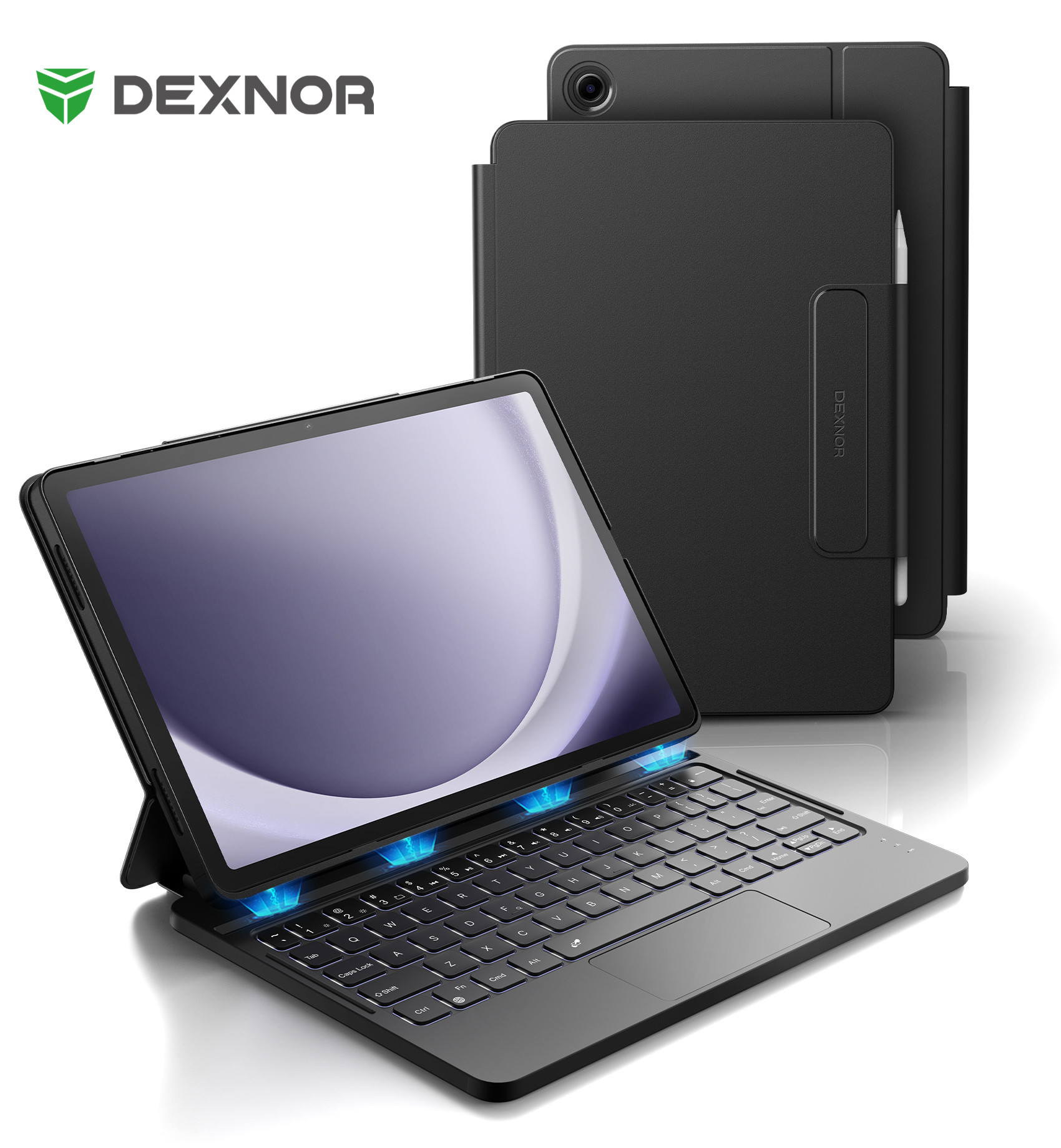 Samsung Tablet With Accessories - Samsung Galaxy Tab A9+Plus用ケース キーボード付き 超軽量