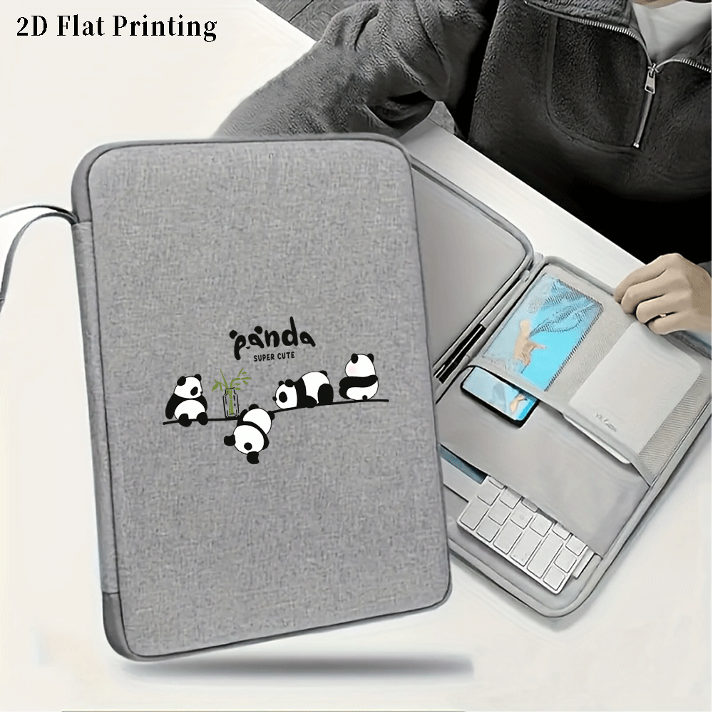 Tablet And Accessories Bag - パンダプリントタブレットスリーブバッグ 10.9/12.9 インチハンドバッグケース IPad Air Samsung