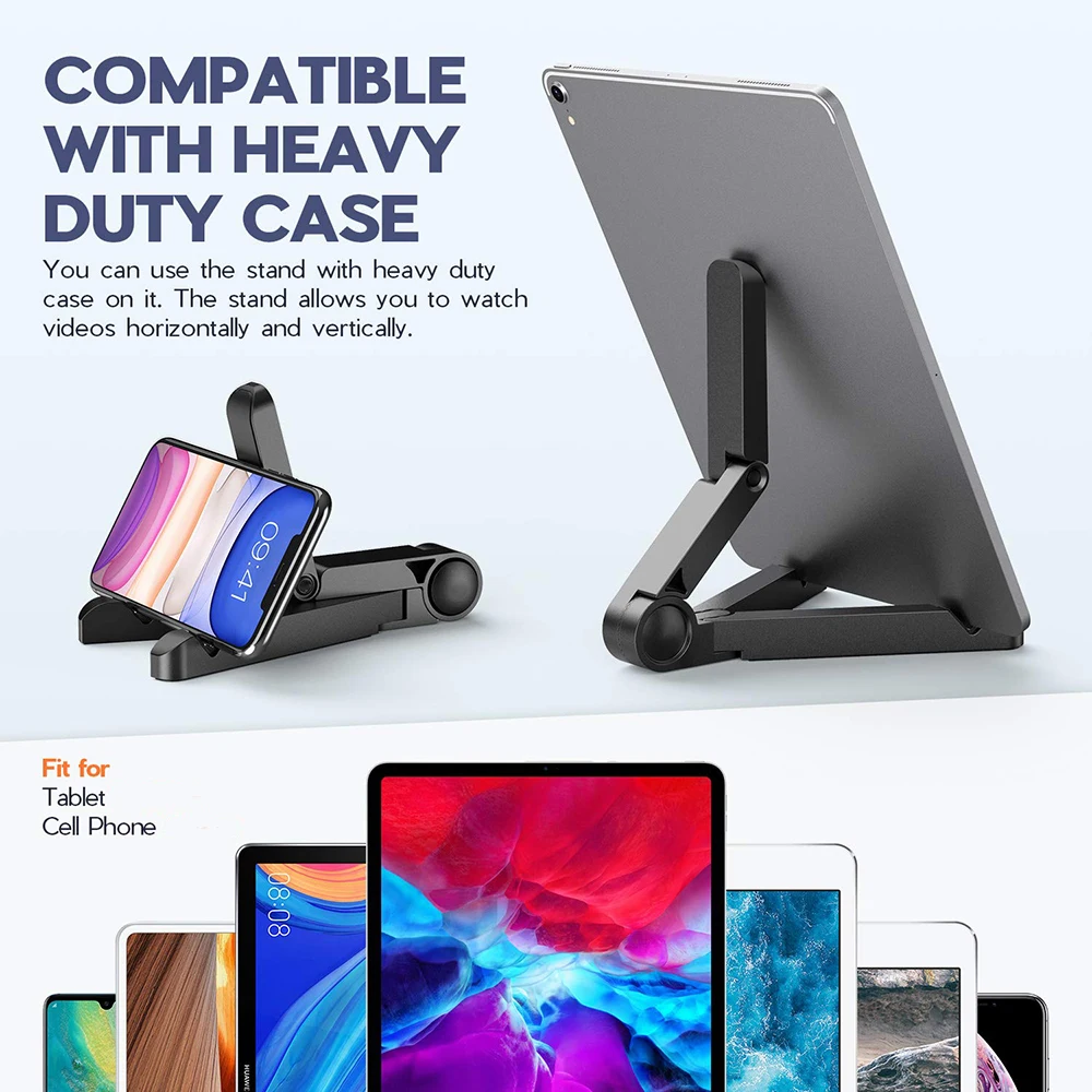 ユニバーサル折りたたみタブレットホルダー iPad Air  - Samsung Tablet With Accessories のレビューと価格