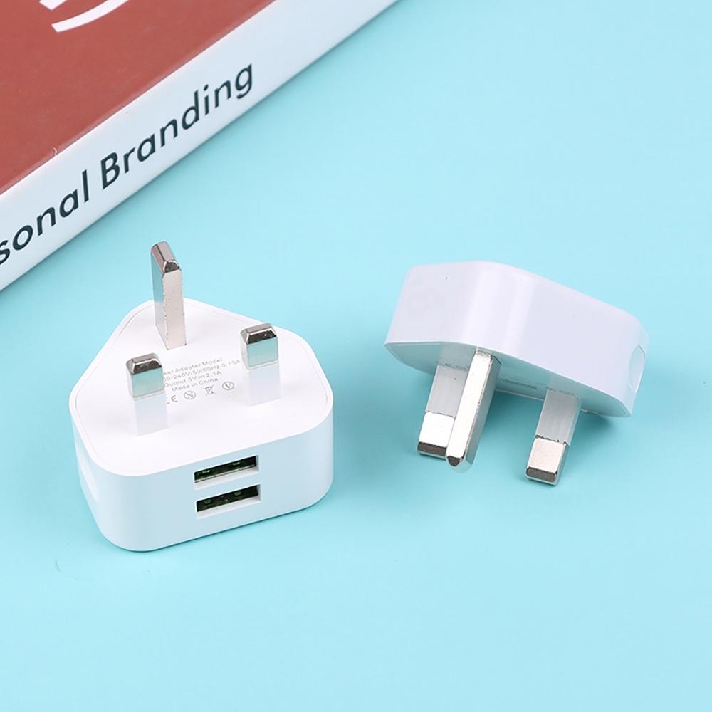 ユニバーサル英国プラグ 1/2ポートUSB付き壁掛け充電器  - Tablet Accessories Uk のレビューと価格