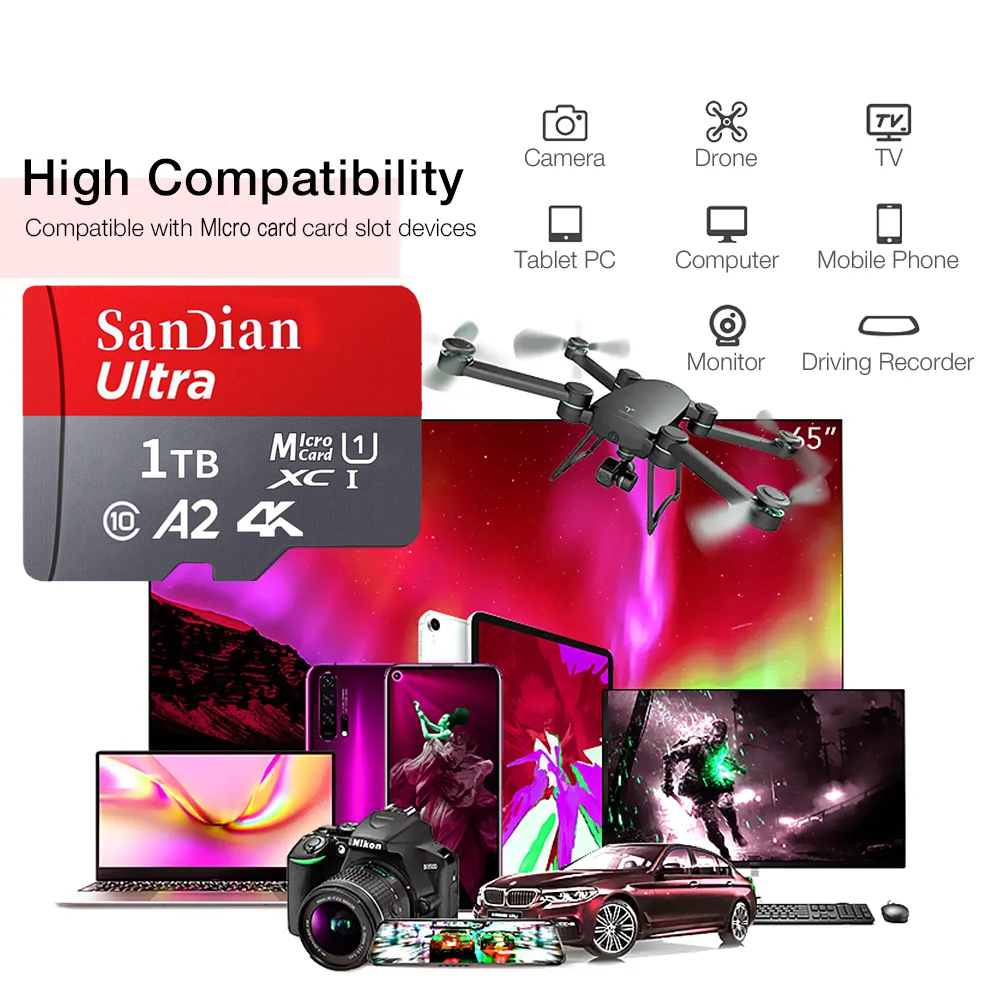 Class10 メモリカード ミニTF SDカード 128G - Microsd Card Tablet のレビューと価格