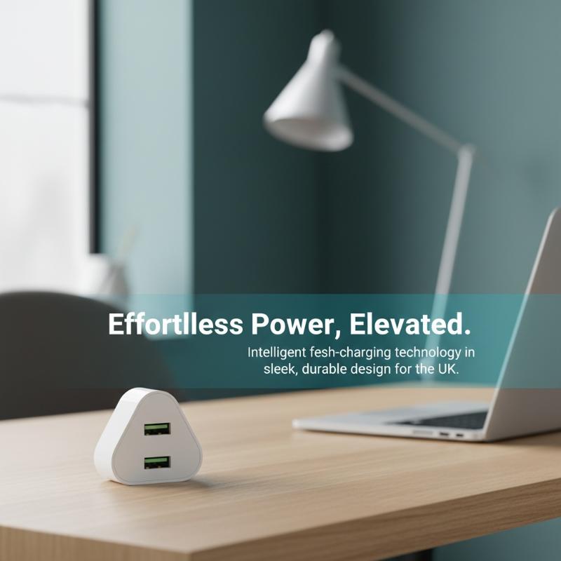 英国 3 ピン プラグ デュアル USB アダプター壁用充電 - Tablet Accessories Uk のレビューと価格