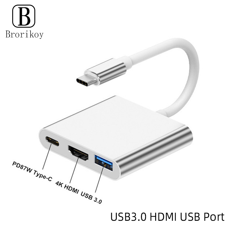 3 in 1 USB Type C ハブ - 4K HDMI - Samsung Tablet With Accessories のレビューと価格