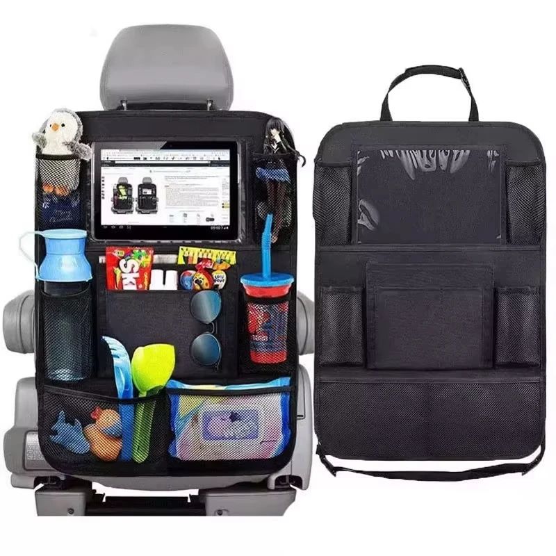 カーシートオーガナイザー 多機能オックスフォード生地 車用後 - Tablet Car Accessories のレビューと価格
