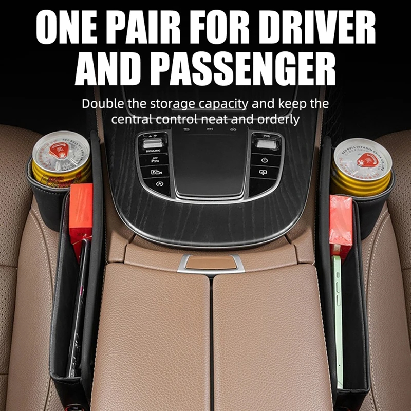 カーシート隙間収納ボックスポケットユニバーサル財布キーカード - Tablet Car Accessories のレビューと価格