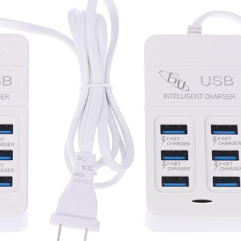 1PC USプラグ 6ポート マルチポートUSB充電器 35 - Usb Hub Type C のレビューと価格