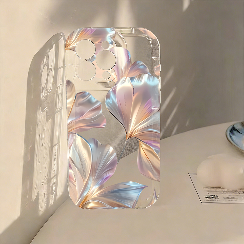 カラフルなメタリックイチョウプリントのスマホケース Xiao - Xiaomi Redmi Note 13 のレビューと価格