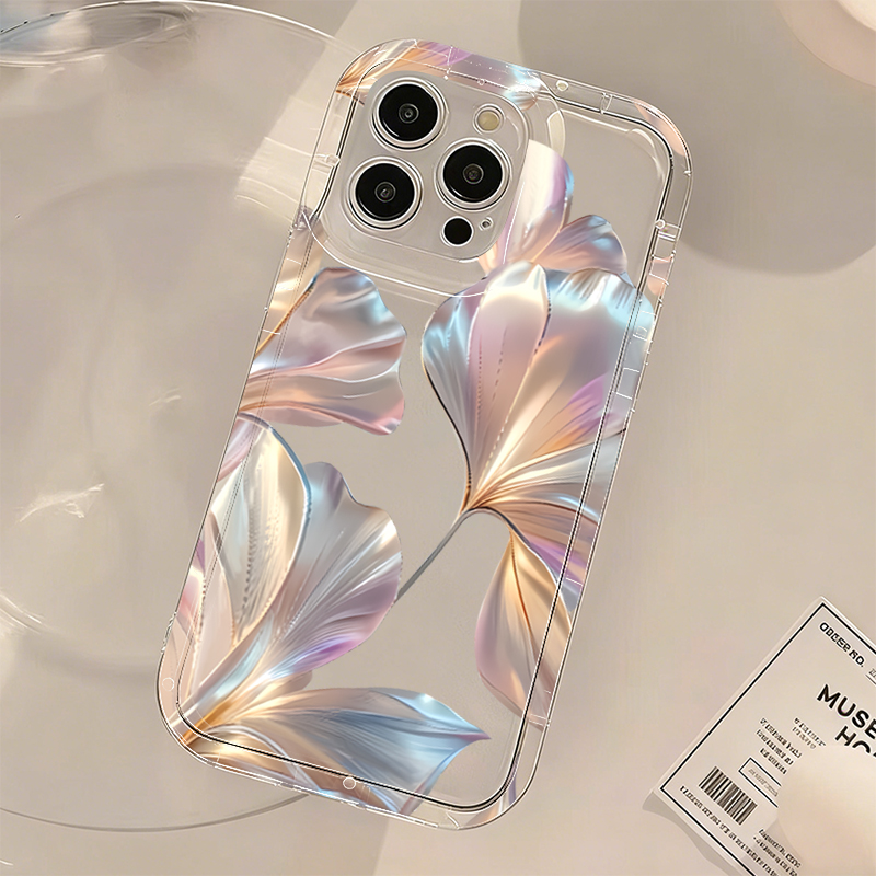 カラフルなメタリックイチョウプリントのスマホケース Xiao - Xiaomi Redmi Note 13 のレビューと価格