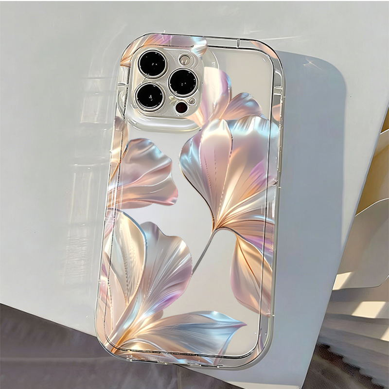 カラフルなメタリックイチョウプリントのスマホケース Xiao - Xiaomi Redmi Note 13 のレビューと価格