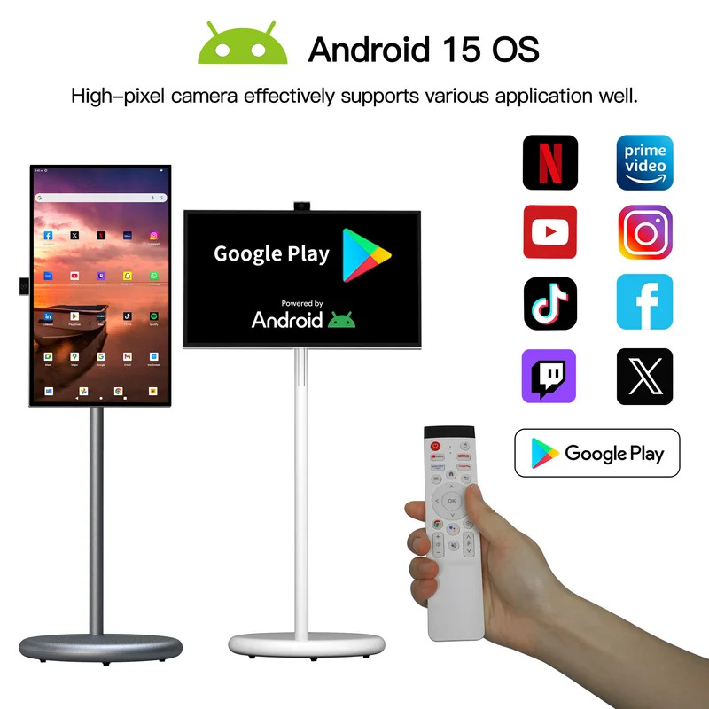 スマートタブレット 27インチ ポータブルスマートテレビ A - Tablet Accessories Uk のレビューと価格
