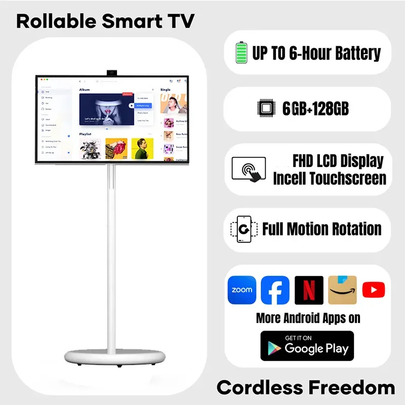 スマートタブレット 27インチ ポータブルスマートテレビ A - Tablet Accessories Uk のレビューと価格