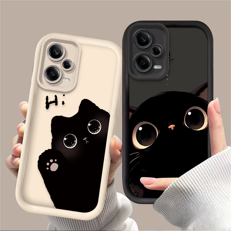 可愛い大きな目の猫のスマホケース Xiaomi Redmi  - Xiaomi Redmi Note 13 のレビューと価格