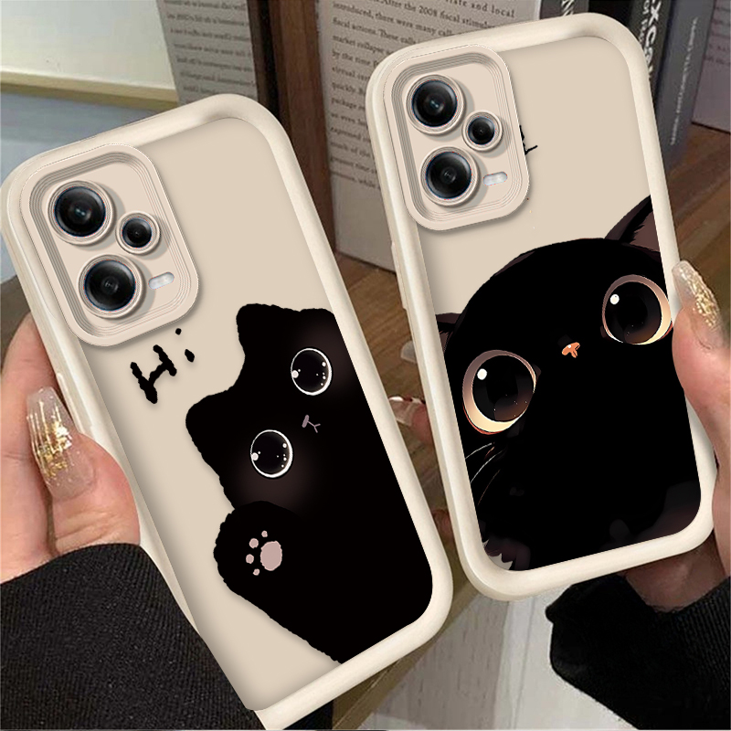 可愛い大きな目の猫のスマホケース Xiaomi Redmi  - Xiaomi Redmi Note 13 のレビューと価格