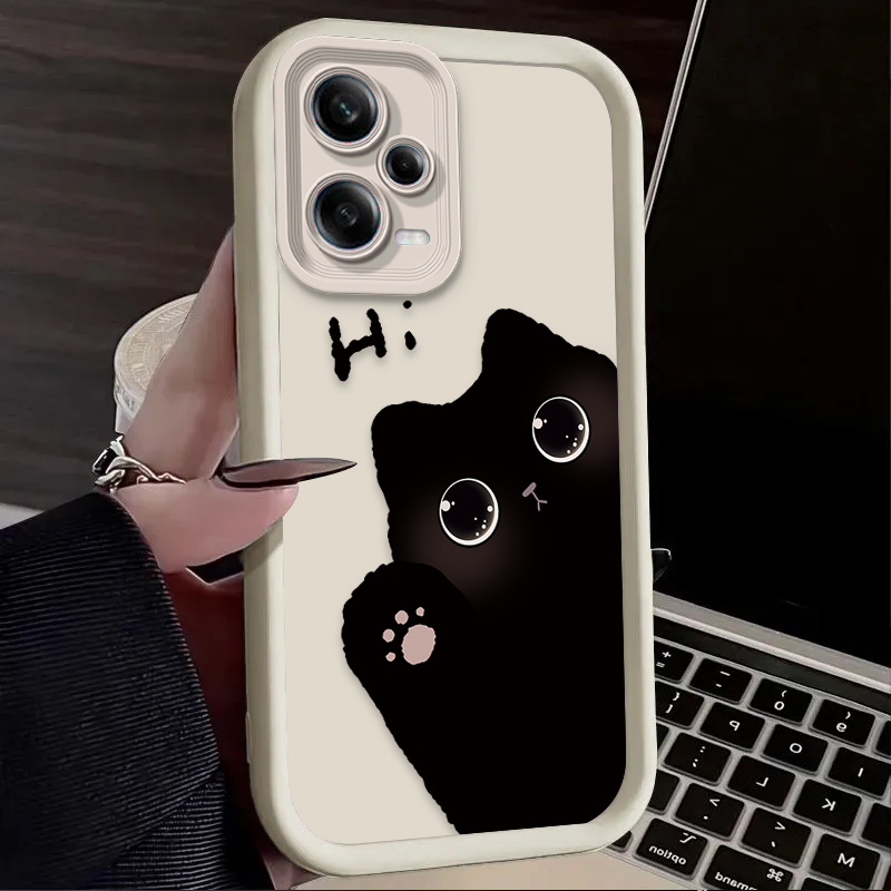可愛い大きな目の猫のスマホケース Xiaomi Redmi  - Xiaomi Redmi Note 13 のレビューと価格