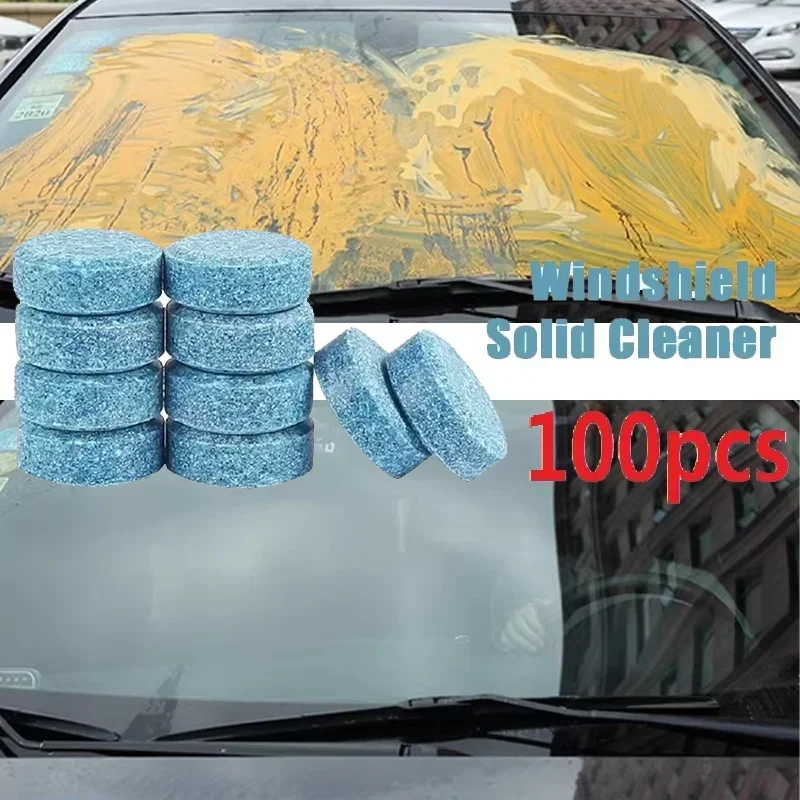 100/2個入り発泡性固形カーウォッシャー、車のフロントガラ - Tablet Car Accessories のレビューと価格