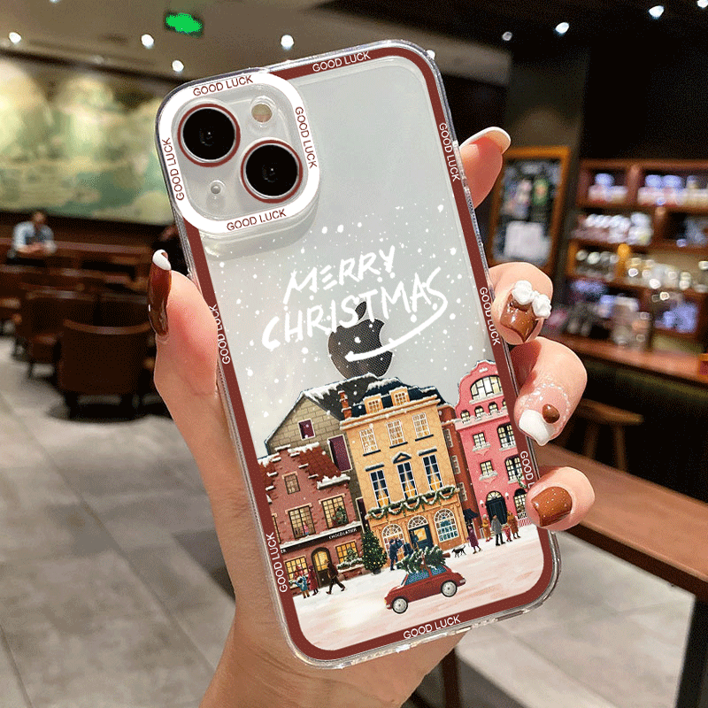 冬の新年 クリスマス 街並み 風景 スマホケース Xiaom - Xiaomi Redmi Note 13 のレビューと価格