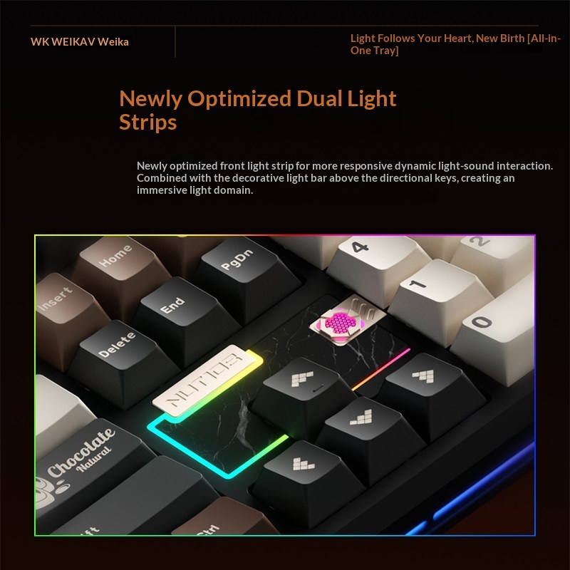 Weikav Nut108 ワイヤレスメカニカルキーボード  - Tablet Accessories Uk のレビューと価格