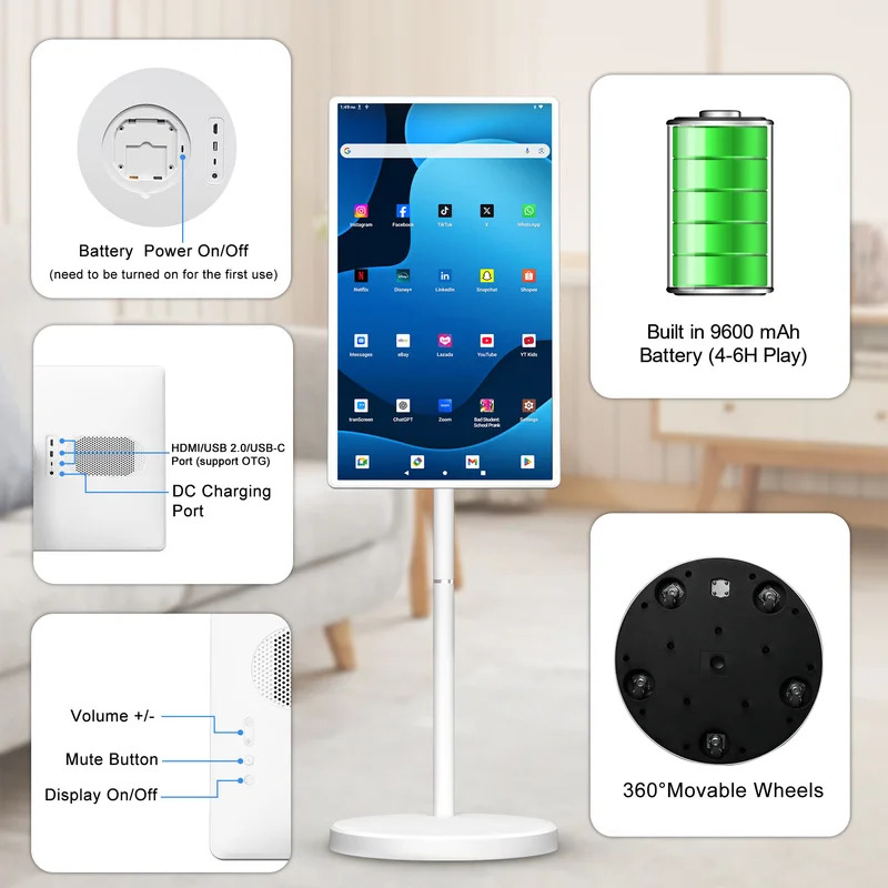 32インチ Android 15 スマートテレビ、6G+12 - Tablet Accessories Uk のレビューと価格