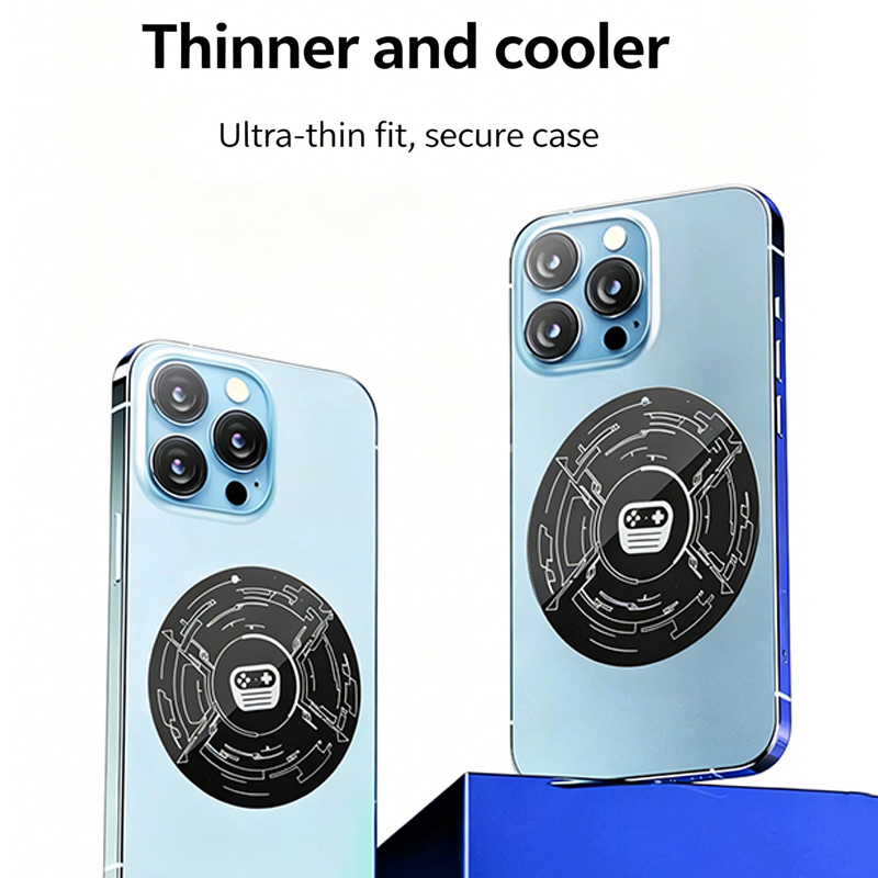 超薄型鉄リングステッカー磁気アクセサリー電話クーラーカーマウ - Tablet Car Accessories のレビューと価格