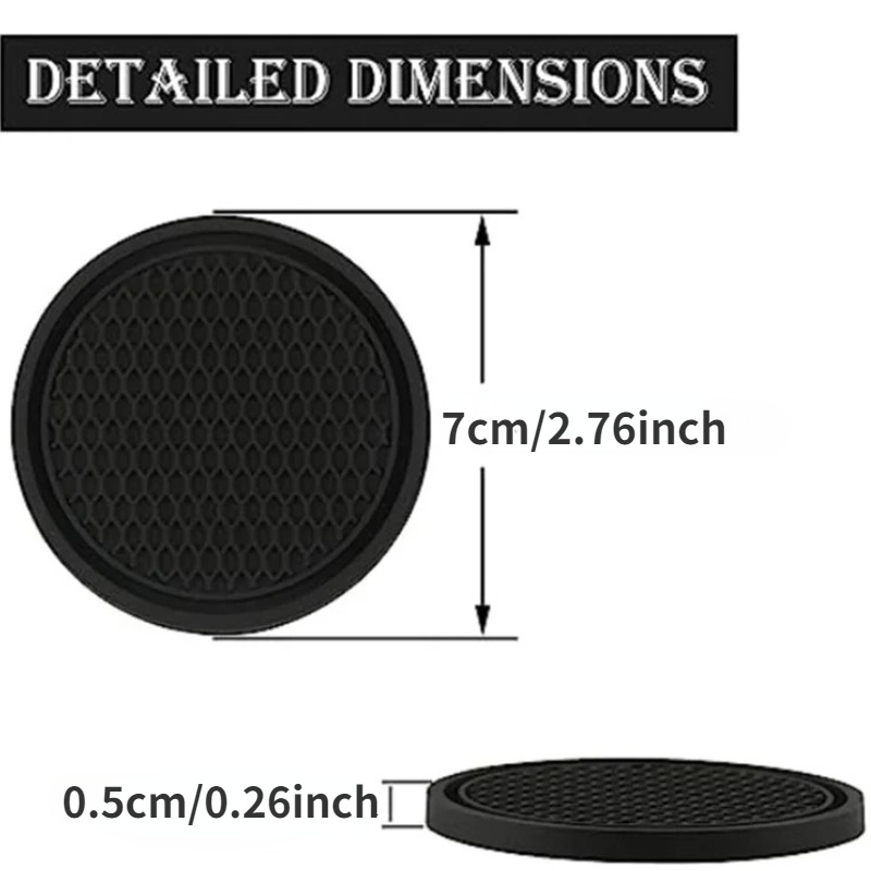2/4個入り 車用カップホルダー 滑り止め 車内用 ブラック - Tablet Car Accessories のレビューと価格