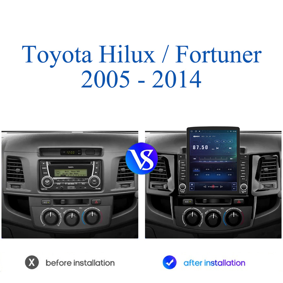 Autoradio DVD カセットトヨタフォーチュナーハイ - Tablet Danish Mobile & Accessories Photos のレビューと価格
