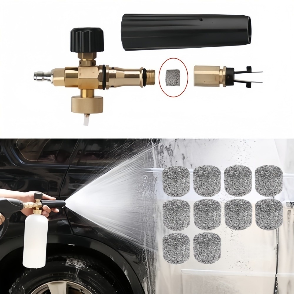 6個入り洗車用高密度フォームキャノンランスステンレスメッシュ - Tablet Car Accessories のレビューと価格